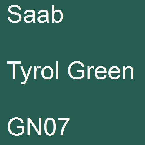 Saab, Tyrol Green, GN07.